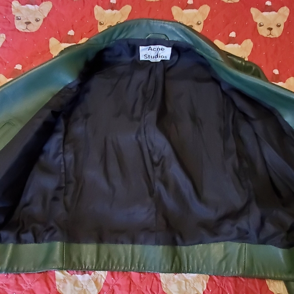 Acne studios mock leather jacket - Picture 3 of 10